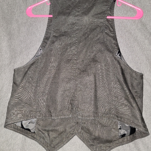 Old Navy Button Front Vest - Large - Black - Picture 5 of 5